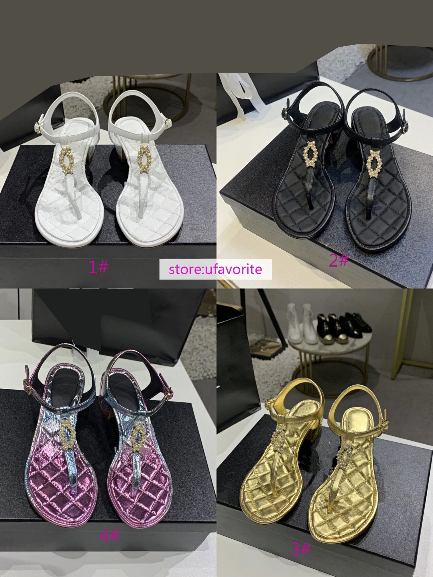 Flip Flops With An Arch 4cm&1cm leather flats sandals fashion Flip flops shoes women 2022new 35-42