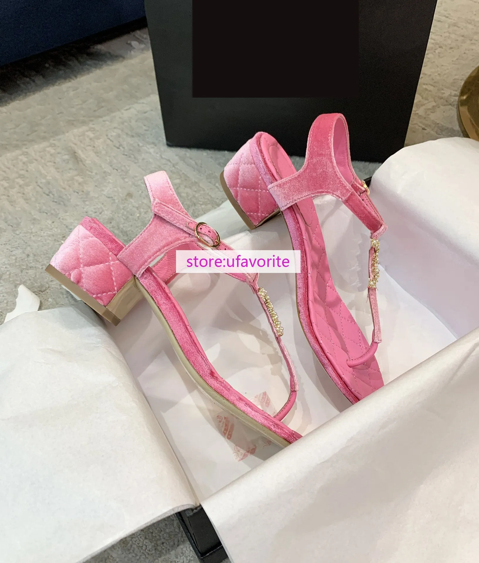 Flip Flops With Golf Spikes 4cm&1cm leather flats sandals fashion Flip flops shoes women 2022new 35-42