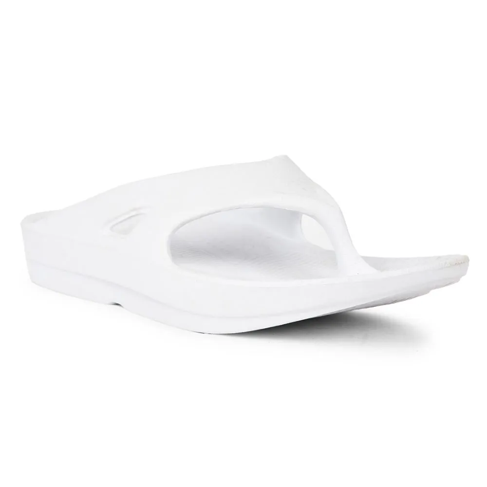 A-HA Casual White Slippers For Men STEP-STAR By Liberty Papal Slippers