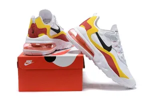 Nike Air Max 270 React GS 'White Orange Red' Sneaker Shoes Sale Men Size 5.5 - 11 Asics Ace Golf Shoes