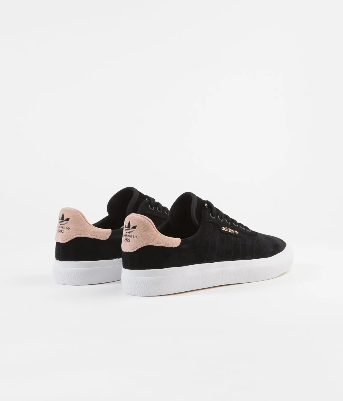 Adidas Clay Court Tennis Shoes Adidas 3MC 'Nora' Shoes - Black / White / Glow Pink