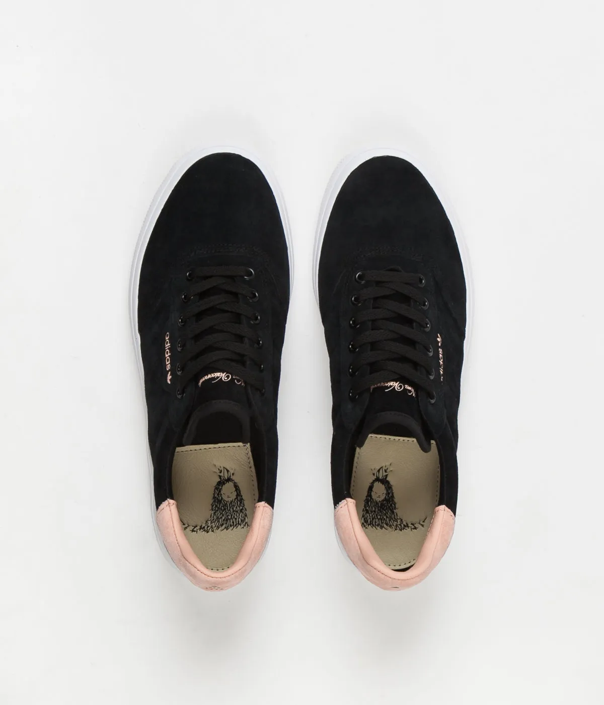 Yeezy Shoes Adidas Store Adidas 3MC 'Nora' Shoes - Black / White / Glow Pink