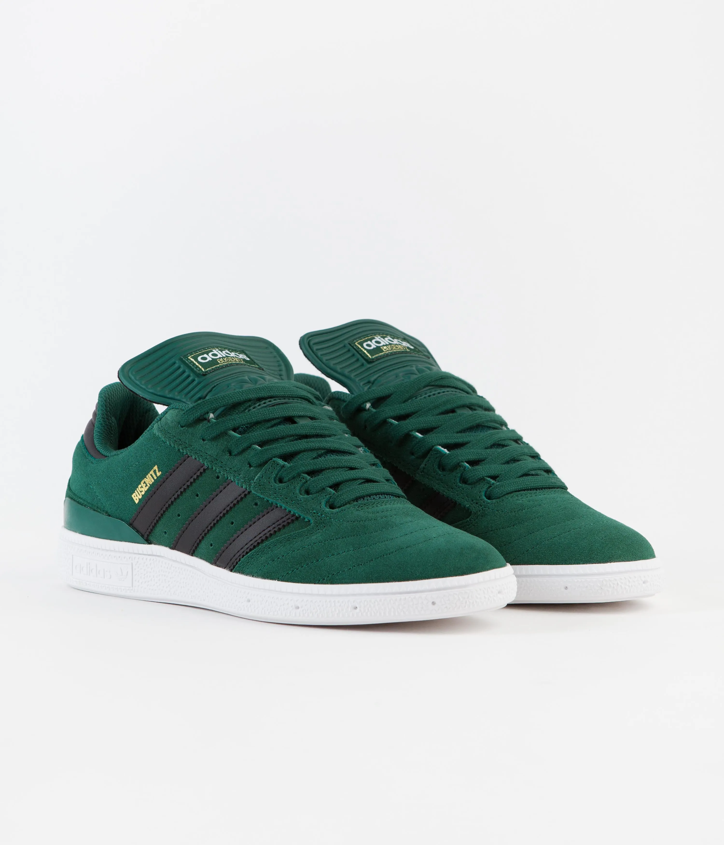 Adidas Busenitz Shoes - Collegiate Green / Core Black / FTWR White Adidas Basketball Shoes Harden