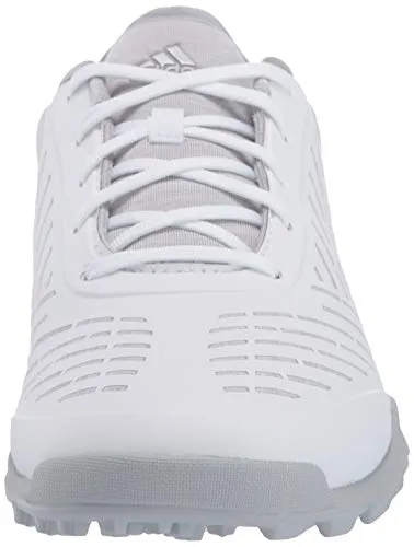 Adidas Shoe With Strap adidas Women's Adipure Sport 2 Golf Shoe, FTWR White/Clear Onix/Silver Metallic, 9 M US