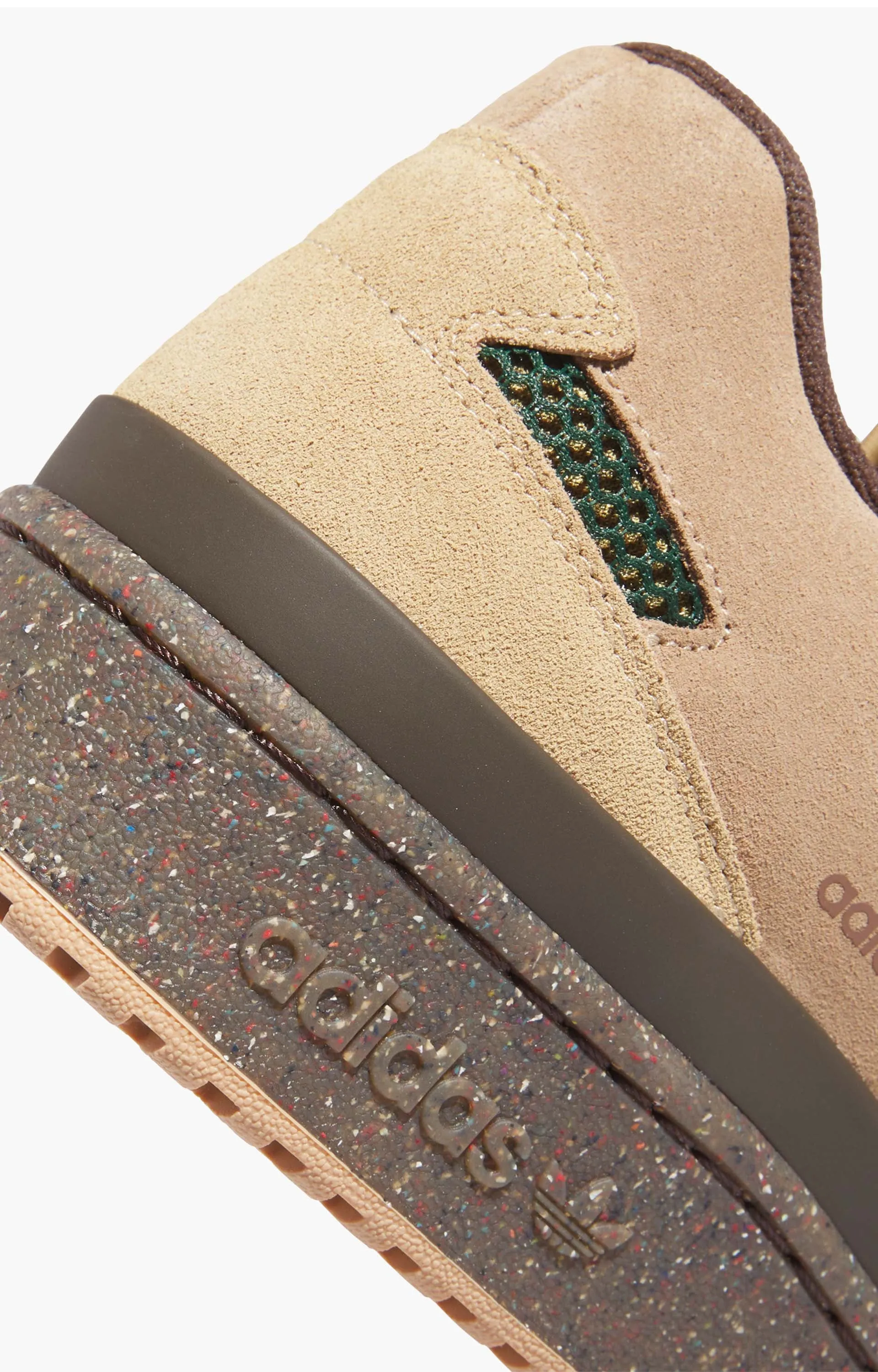 Adidas Rivalry Low Shoes Adidas Forum 84 Low Adv Shoes, Beige / Dark Green