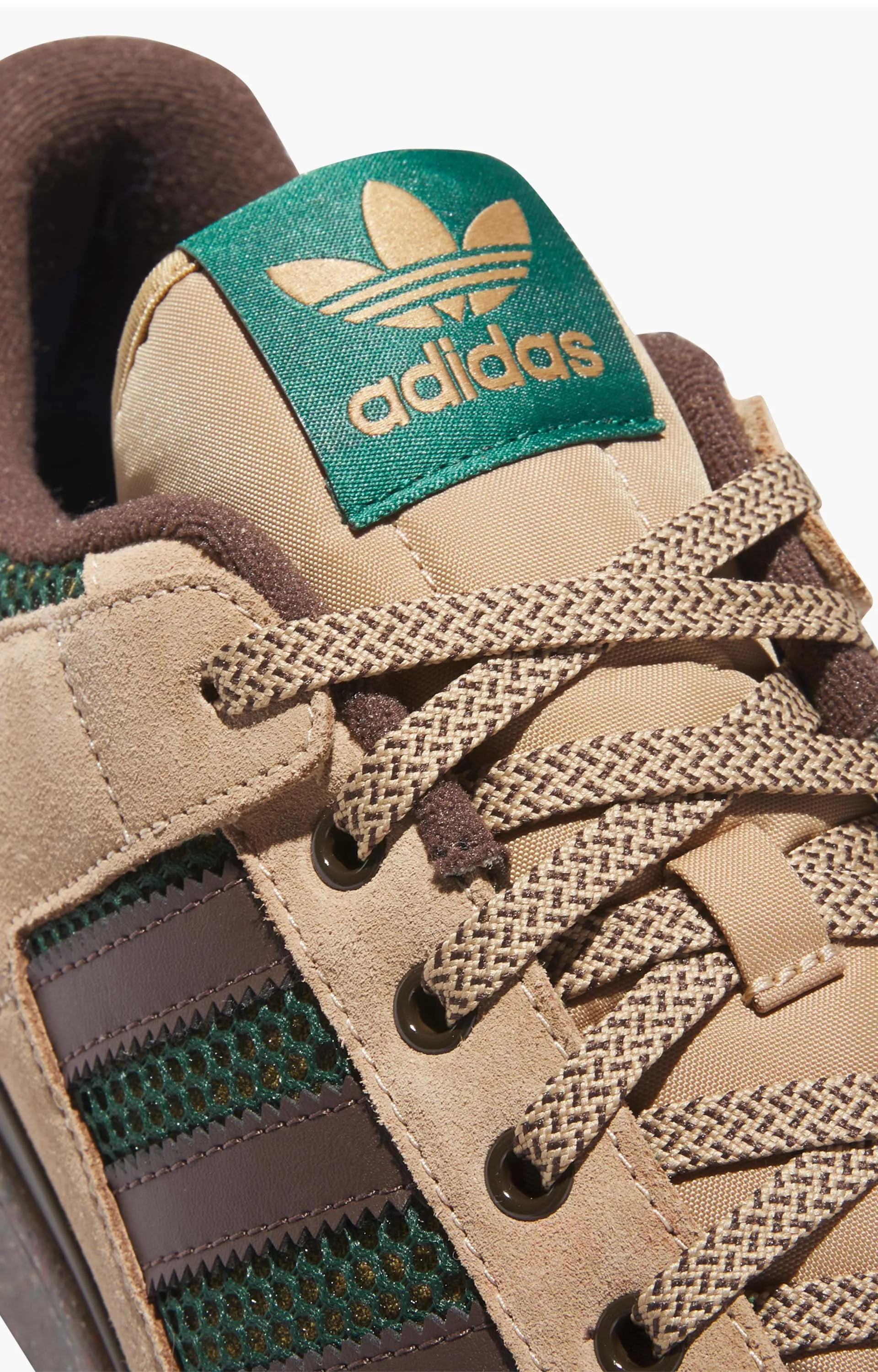 Adidas Forum 84 Low Adv Shoes, Beige / Dark Green Adidas Energy Boost Running Shoes