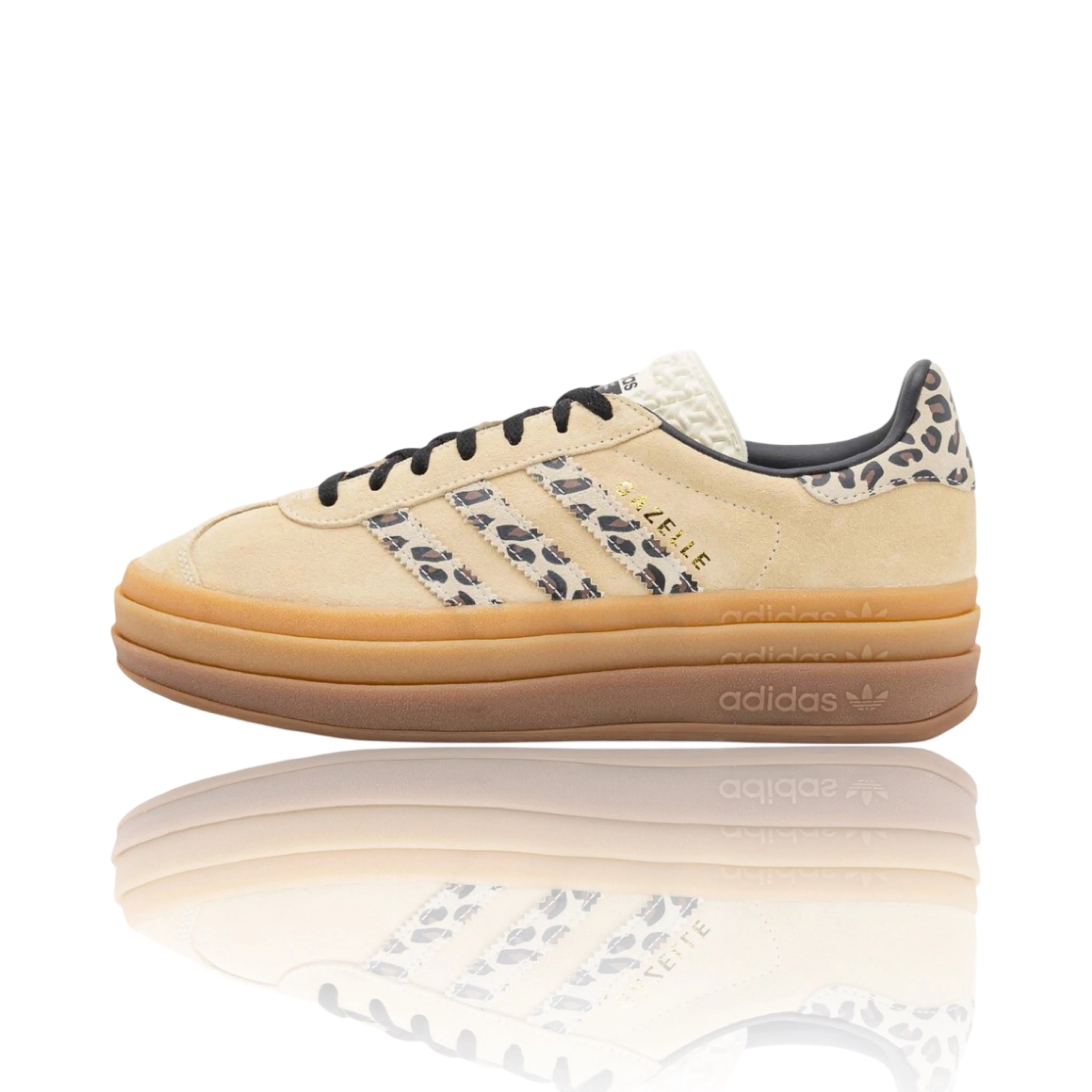 Adidas Gazelle Bold Cream Black Leopard Adidas Golf Shoes Gazelle