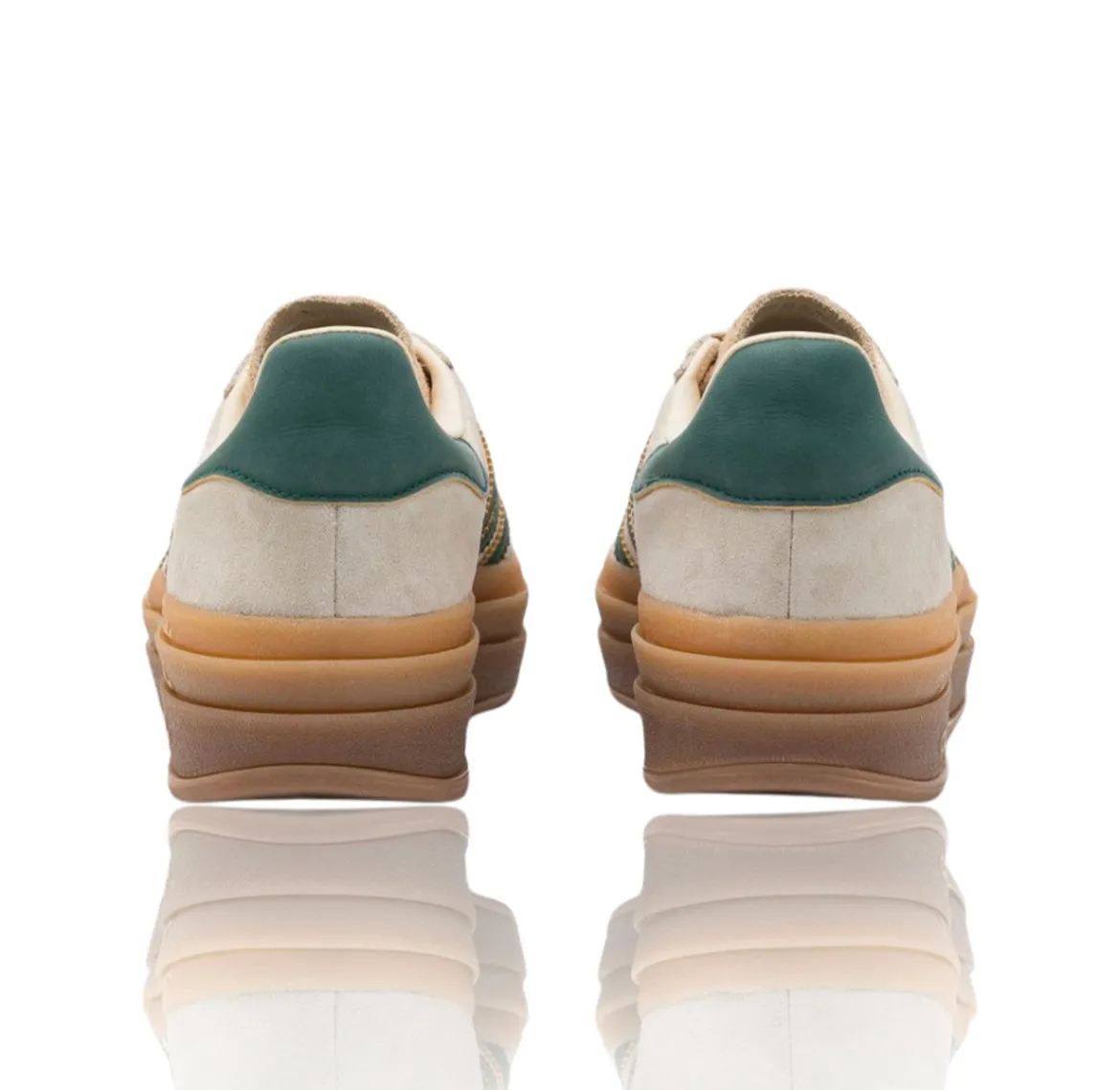Adidas Gazelle Bold Magic Beige Collegiate Green (w) Adidas Super Earth Shoes