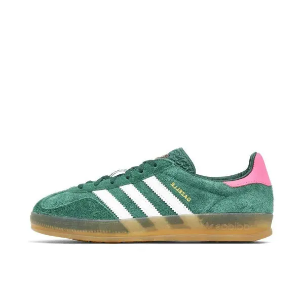 Shell Toe Adidas Shoes Adidas Gazelle Indoor Collegiate Green Pink