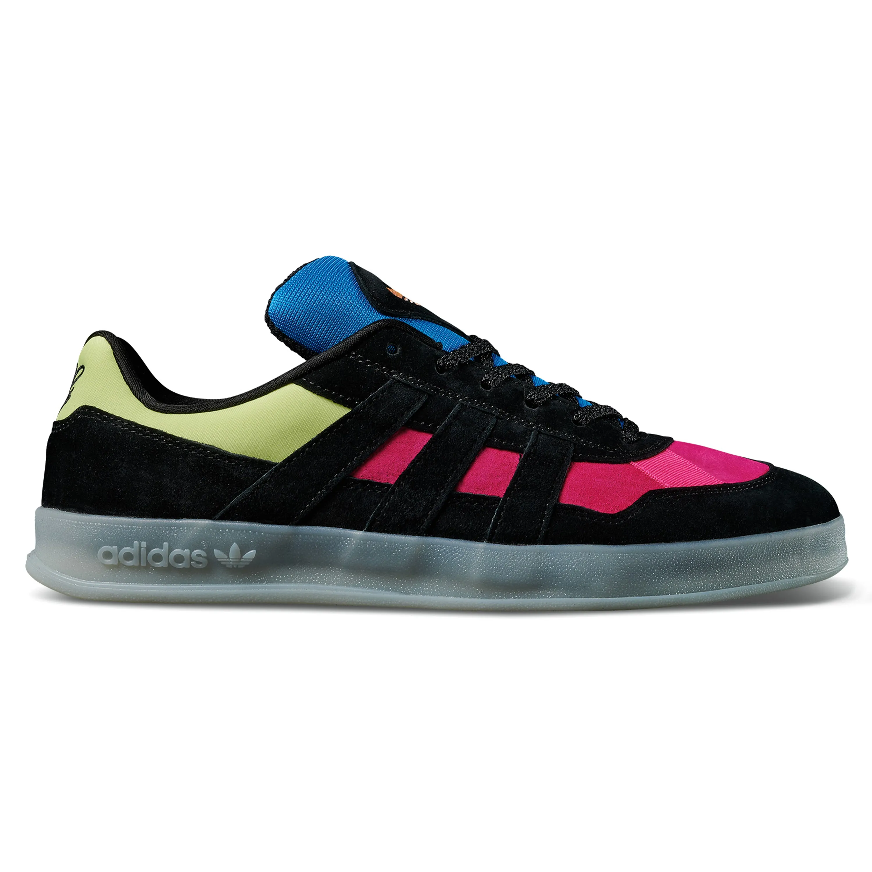 ADIDAS GONZ ALOHA SUPER "EIGHTIES" SHOCK PINK / CORE BLACK / FROZEN YELLOW Adidas Cycling Shoes Road