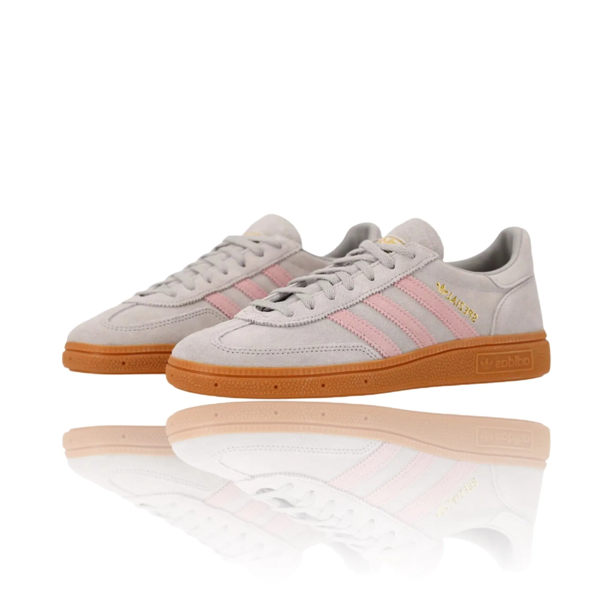 Adidas Handball Spezial Grey Clear Pink Adidas Shoe Store Near Me