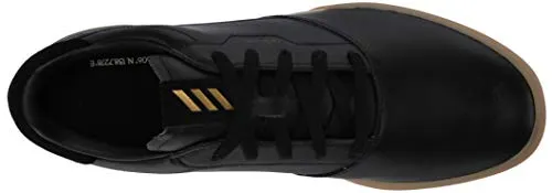 Adidas X Pharrell Williams Shoes adidas Men's Adicross Retro Golf Shoe, core Black/Gold Metallic/Gum, 15 Medium Wide US