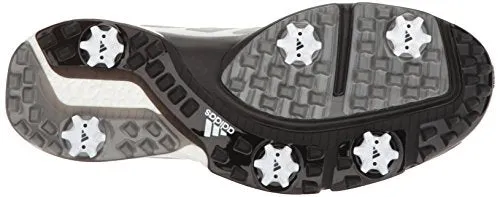 Ambition Adidas Shoes adidas Men's Adipower Boost 3 Golf Shoe, White/Silver Metallic/Black, 9.5 M US