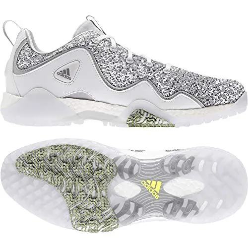 Adidas Cold Rdy Shoes adidas Men's Codechaos 21 Primeblue Spikeless Golf Shoes, Footwear White/Grey Four/Grey Two, 11