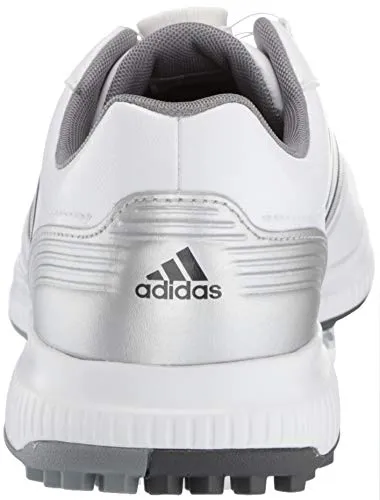 adidas Men's CP Traxion BOA Golf Shoe, FTWR White/Grey six/Silver Metallic, 9.5 M US Adidas Summer Shoes