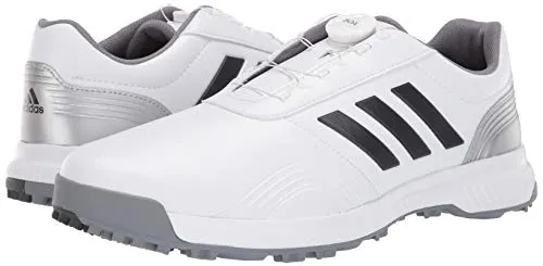 Adidas Cheerleading Shoes adidas Men's CP Traxion BOA Golf Shoe, FTWR White/Grey six/Silver Metallic, 9.5 M US