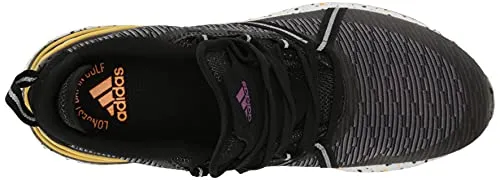 adidas Men's Solarthon Primegreen Spikeless Golf Shoes, Core Black/Purple/Solar Gold, 13 Inexpensive Adidas Shoes