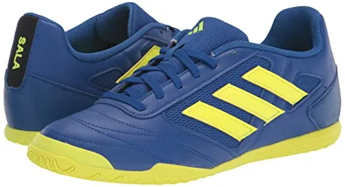 adidas Men's Super Sala 2 Soccer Shoe, White/Bold Aqua/Bold Aqua, 13.5 Adidas Shoes 1970