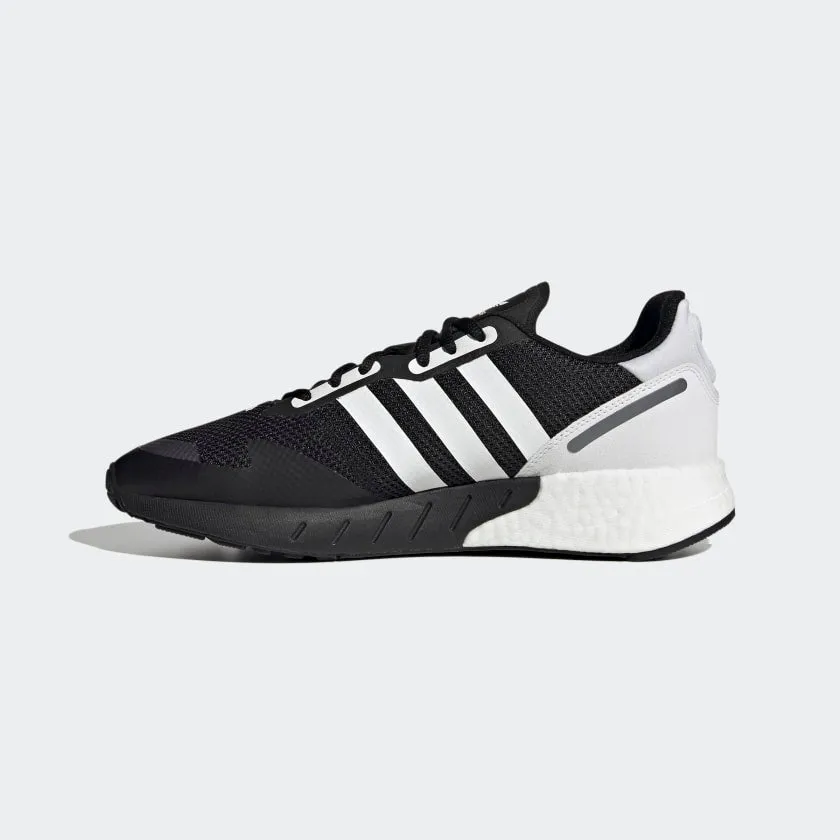 Adidas Terrace Shoes Adidas - Men's ZX 1K Boost Shoes Black/ White FX6515