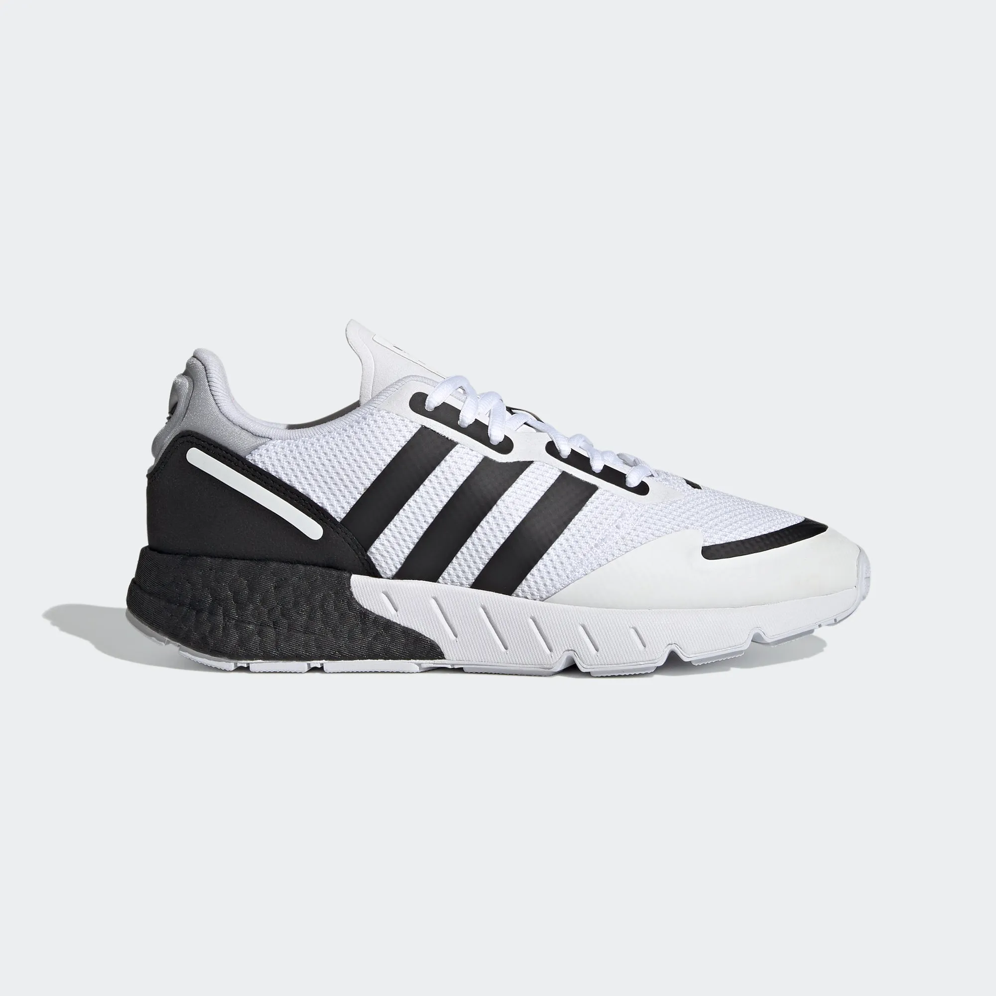 Adidas Herzogenaurach Shoes Adidas - Men's ZX 1K Boost Shoes White/Black FX6510