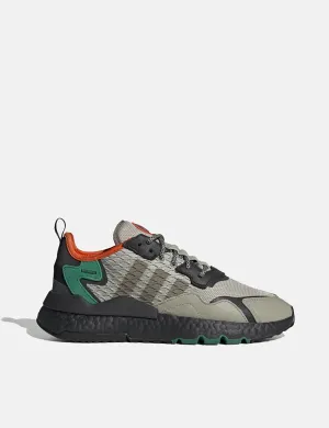 adidas Nite Jogger Shoes (EE5569) - Black / Seasame / Orange Iconic Adidas Shoes