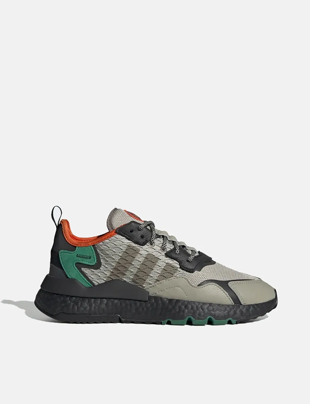 adidas Nite Jogger Shoes (EE5569) - Black / Seasame / Orange Adidas Court Shoe