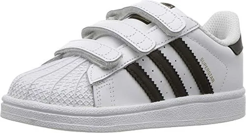 adidas Originals Baby Superstar CF I Running Shoe, White/Core Black/White, 8 M US Toddler Adidas Copa Futsal Shoes