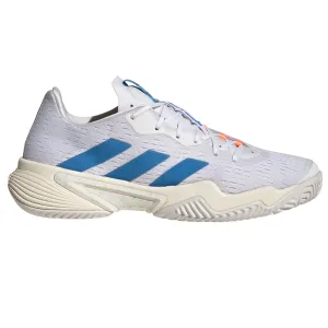 Adidas Performance Barricade  Men Tennis Shoes - Cloud White/Pulse Blue/Mint Ton Adidas Crib Shoes