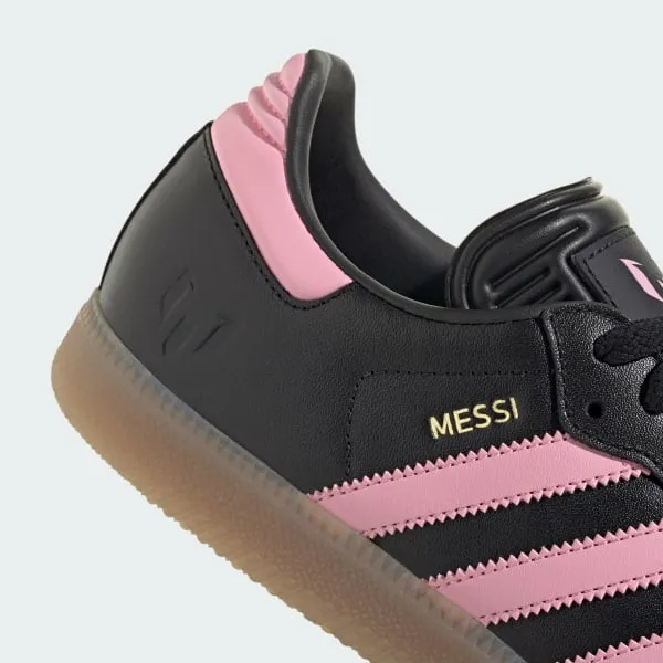 Adidas Men's Samba Messi Shoes - Black / Gold Metallic Adidas Shoe Collaborations