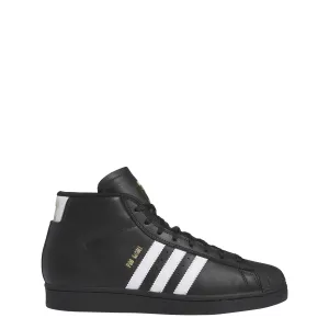 Adidas Walking Adidas Pro Model ADV Shoes-Core Black/White/Gold Metal