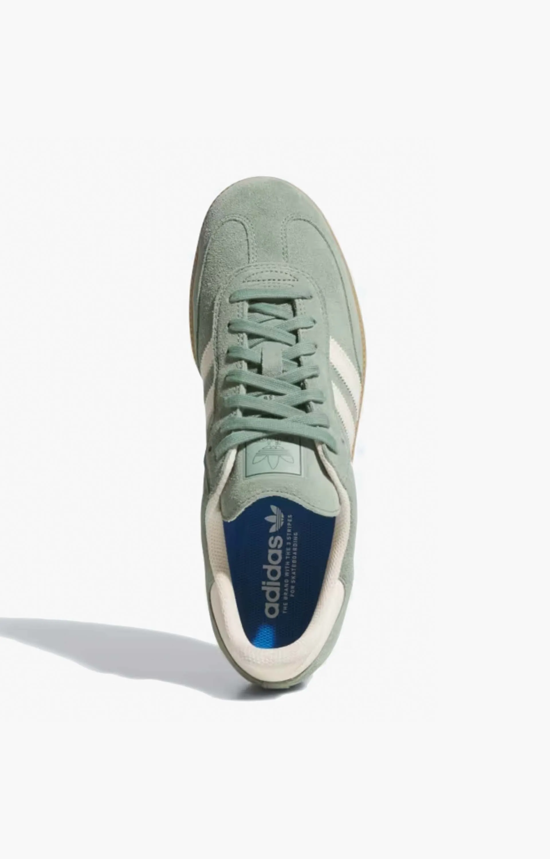 Adidas Samba Adv Shoe, Silver Green/White/Gold Adidas Road Running Shoes