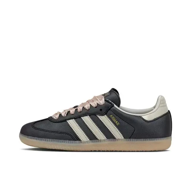 Adidas Samba OG Black Pink Ribbon Laces -Preorder Adidas Custom Golf Shoes