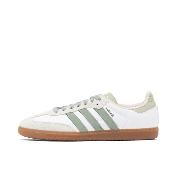 Adidas Samba OG Cloud White Silver Green Putty Mauve -Preorder Adidas Custom Shoes Online