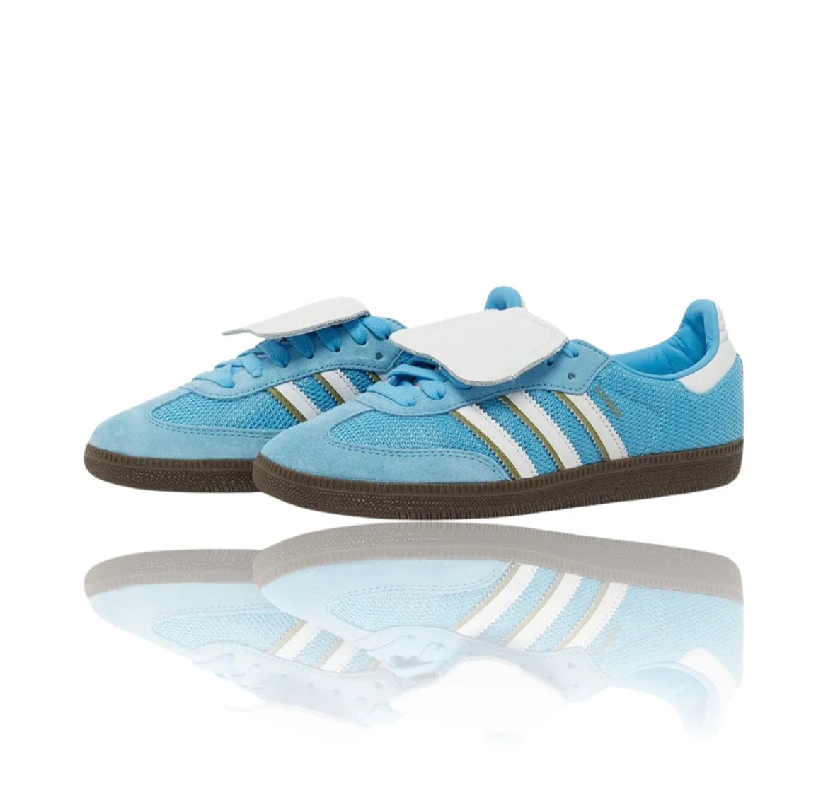 Adidas Shell Toe Tennis Shoes Adidas Samba OG LT Semi Blue Burst
