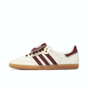 Adidas Samba x Wales Bonner White Burgundy -Preorder Adidas Skateboard Shoes