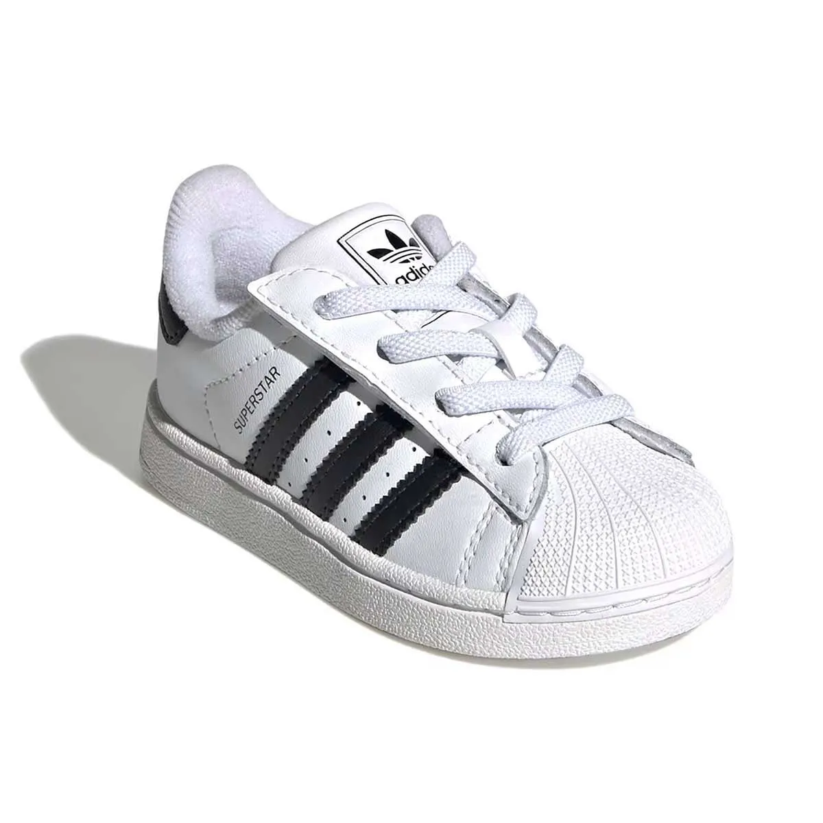 Adidas Superstar II Elastic Lace 'White Black' Toddler Shoes Adidas 404 Shoes