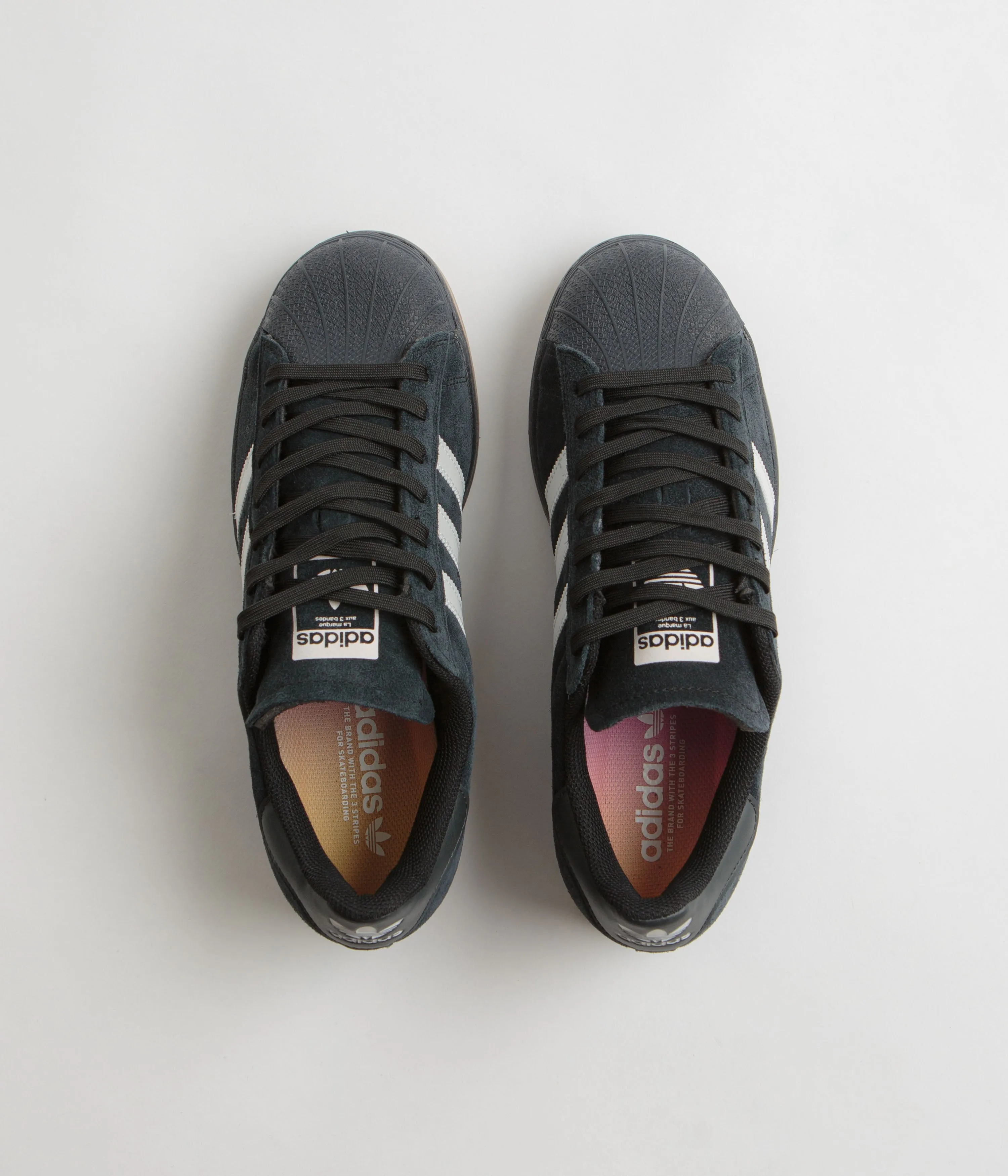 Adidas Superstar ADV Shoes - Core Black / Zero Metallic / Spark Adidas Originals Forum Shoes