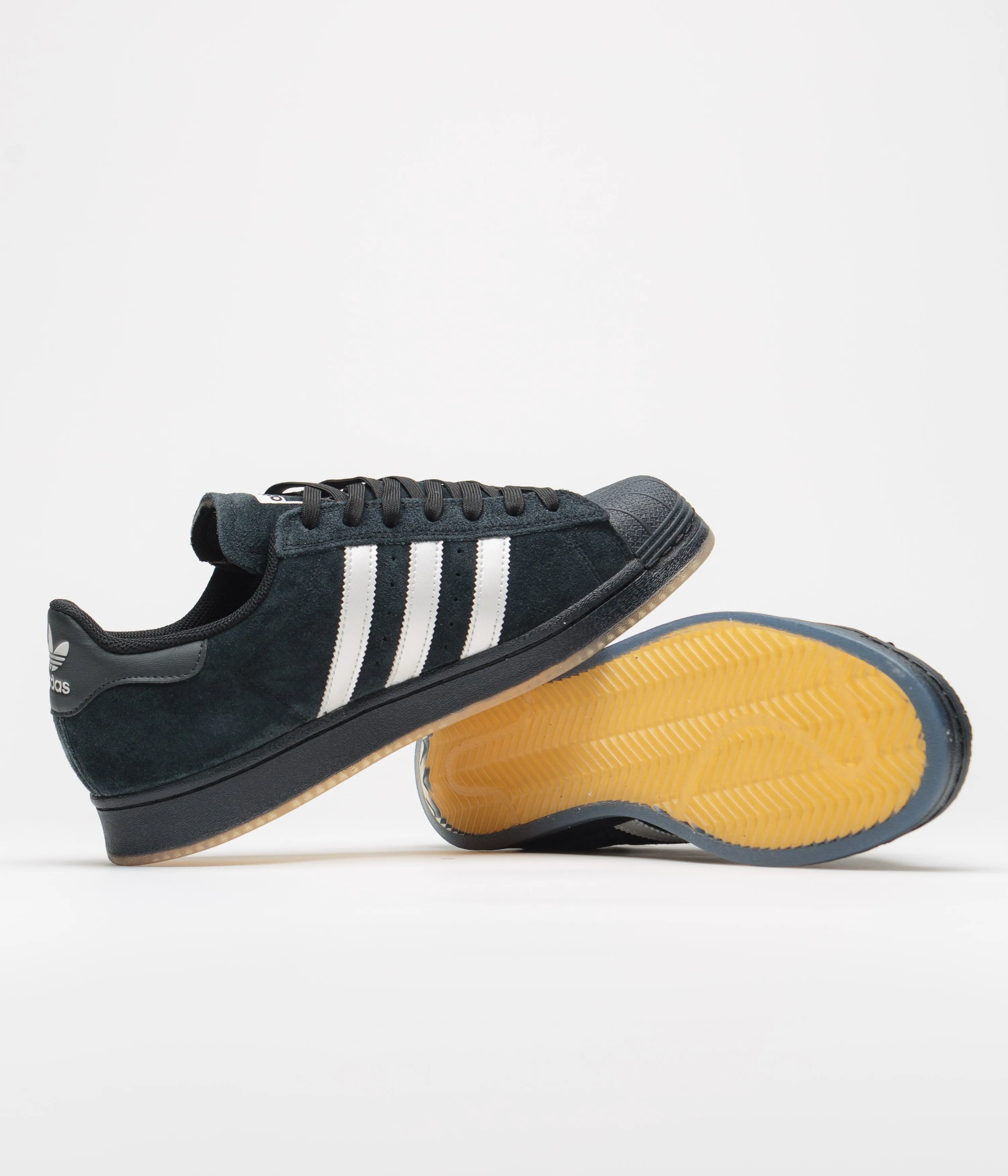 Adidas Superstar ADV Shoes - Core Black / Zero Metallic / Spark Indoor Soccer Shoes Adidas Messi