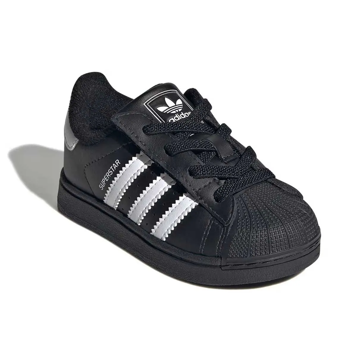Adidas Superstar II Elastic Lace 'Black White' Toddler Shoes Adidas Shoes Casual Shoes