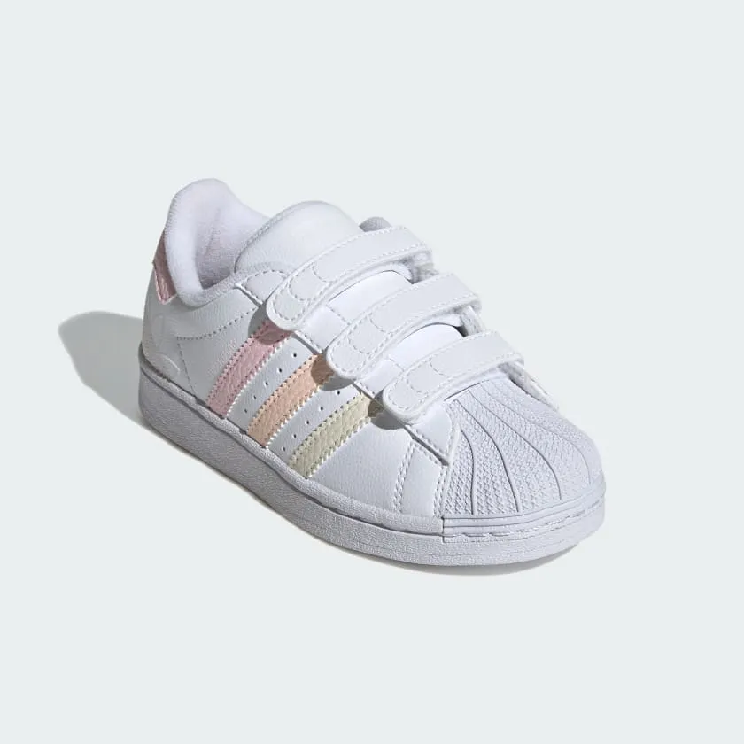 ADIDAS SUPERSTAR  KIDS - WHITE Adidas Vl Court 3.0 Tennis Shoes