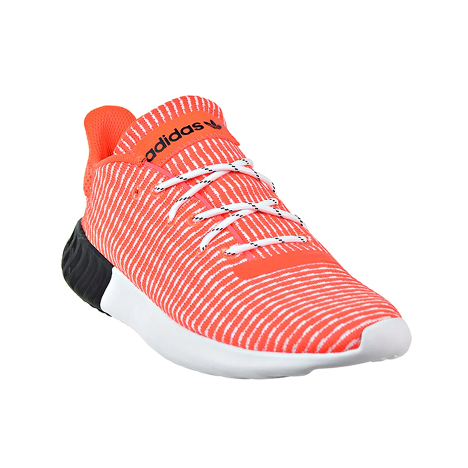 Adidas Shoes With Reflective Adidas Tubular Dusk Primeknit Men's Shoes Solar Red/Cloud White/Core Black