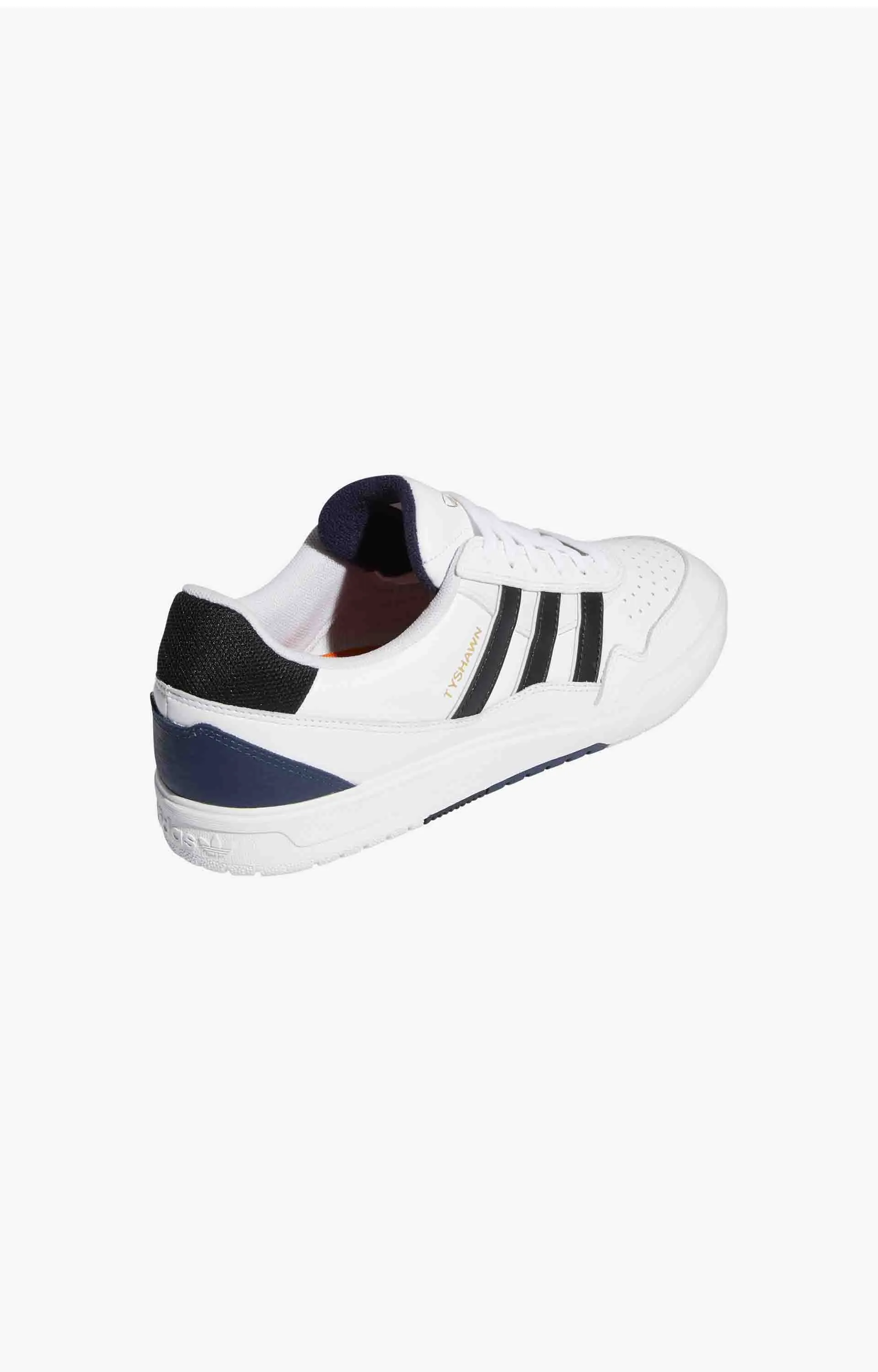 Adidas Tyshawn II Shoe, White/Black/Navy Adidas Country Soft Shoes