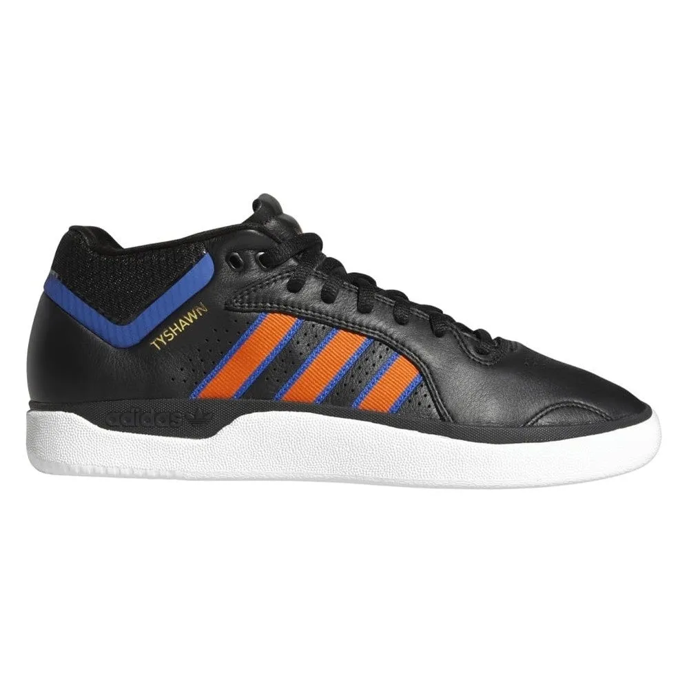 ADIDAS TYSHAWN "KNICKS" BLACK / ORANGE / TEAM ROYAL BLUE Grand Court Alpha Shoes Adidas