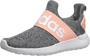 Adidas Copa Super Shoes adidas unisex child Lite Racer Adapt Sneaker, Grey/Ftwr White/Glow Pink, 2.5 Little Kid US