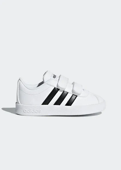 Adidas VL Court 2.0 CMF Infant Shoes White/Black DB1839 Fight Club Adidas Shoes