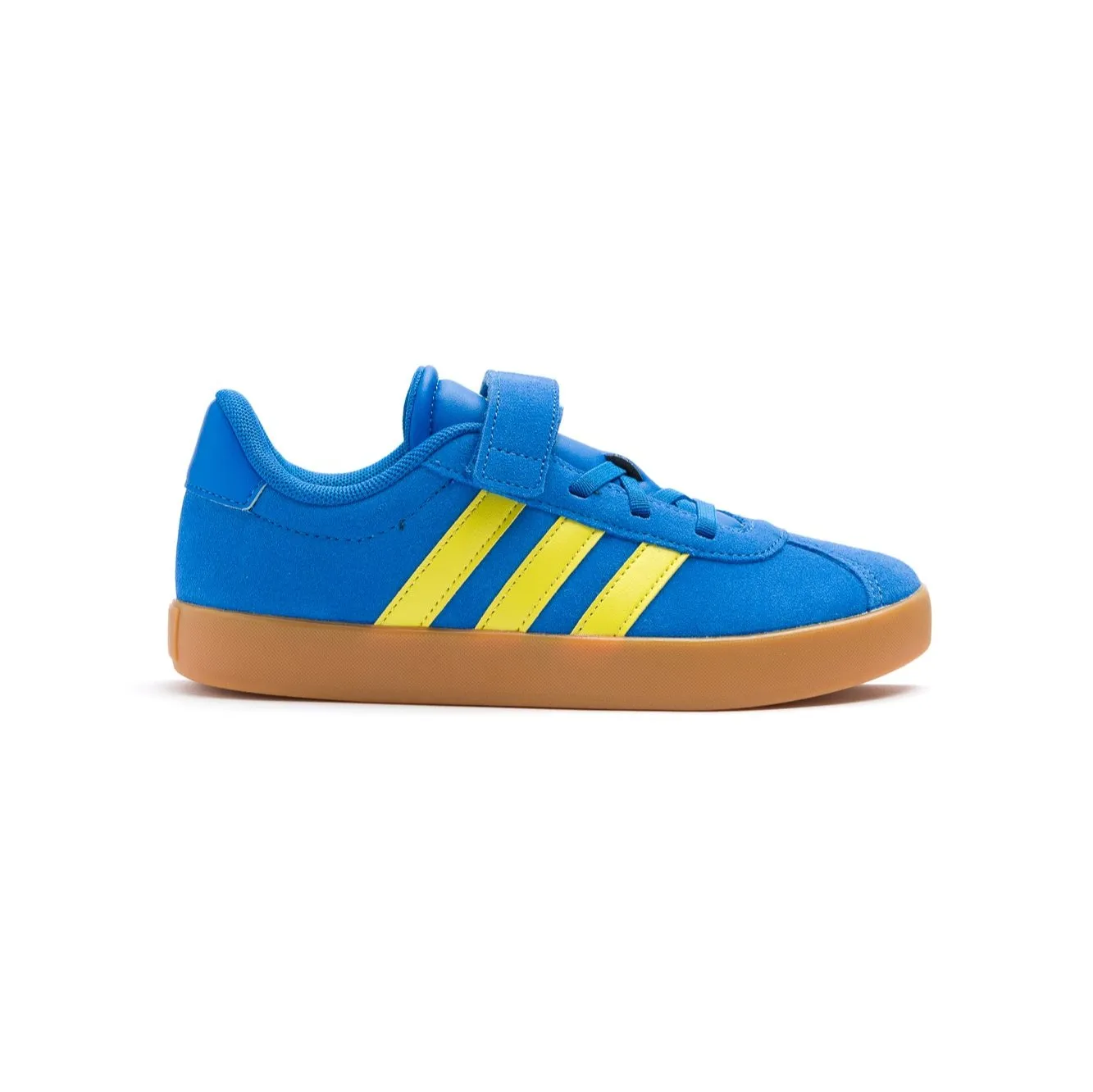 Adidas Shoes Unisex Adidas VL Court 3.0 Elastic Lace Kids Shoes - Royal/Yellow