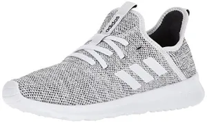 New Adidas Shoes Soccer adidas Women's Cloudfoam Pure Running Shoe, white/white/black, 8 Medium US