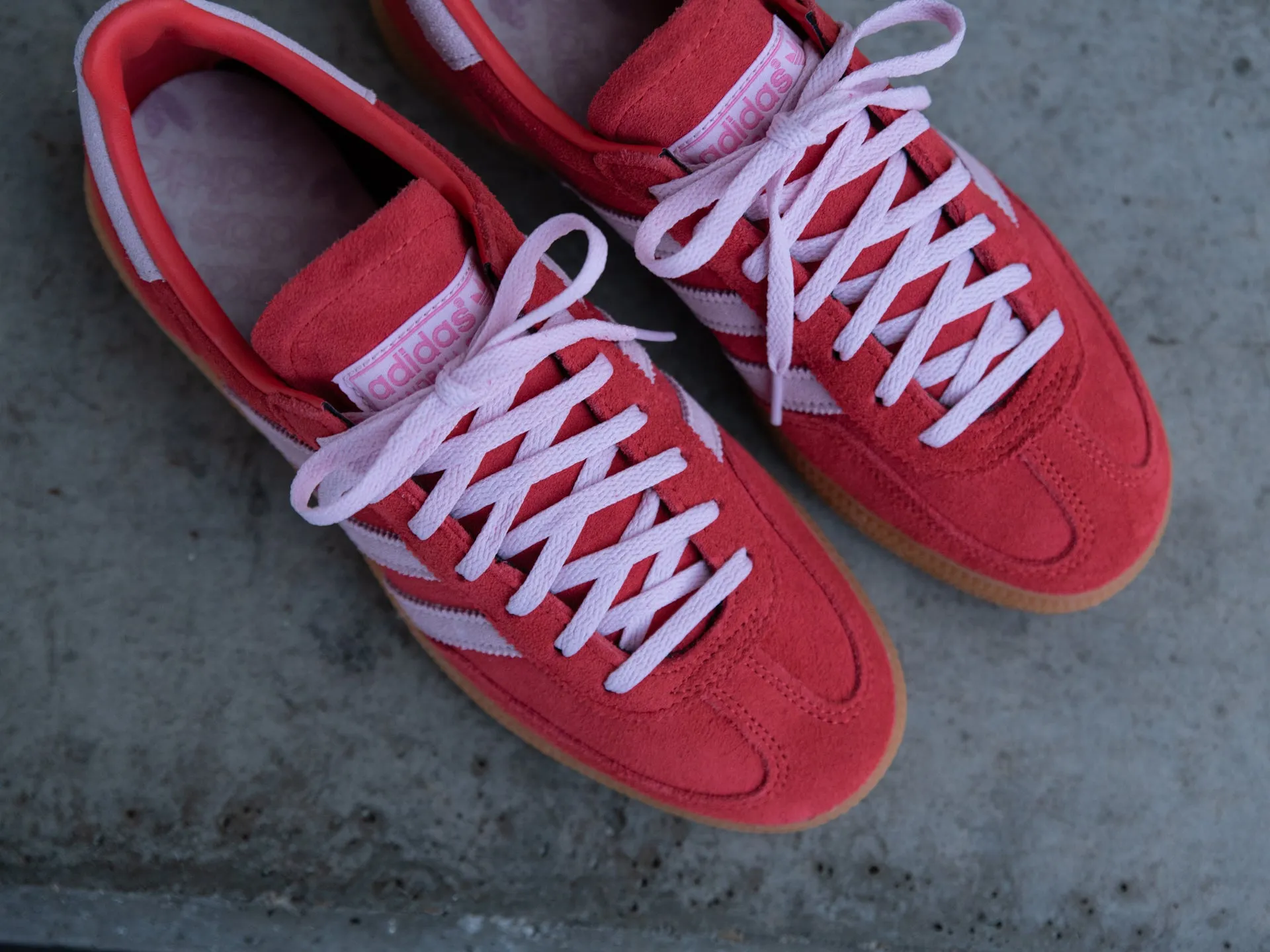Adidas Adipure Toe Shoes Adidas Women's Handball Spezial 'Red/Clear Pink'