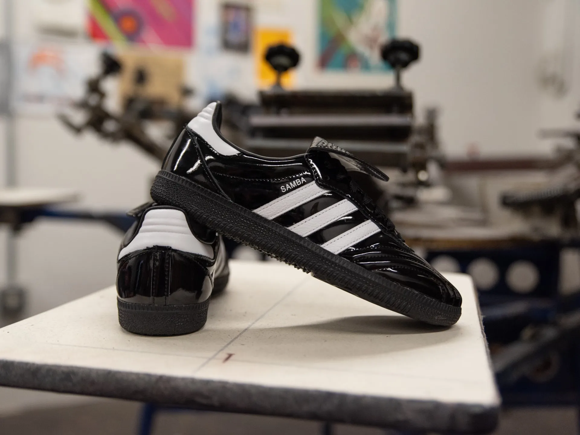 Homer Simpson Adidas Shoes Adidas Women's Samba LT 'Black Patent'