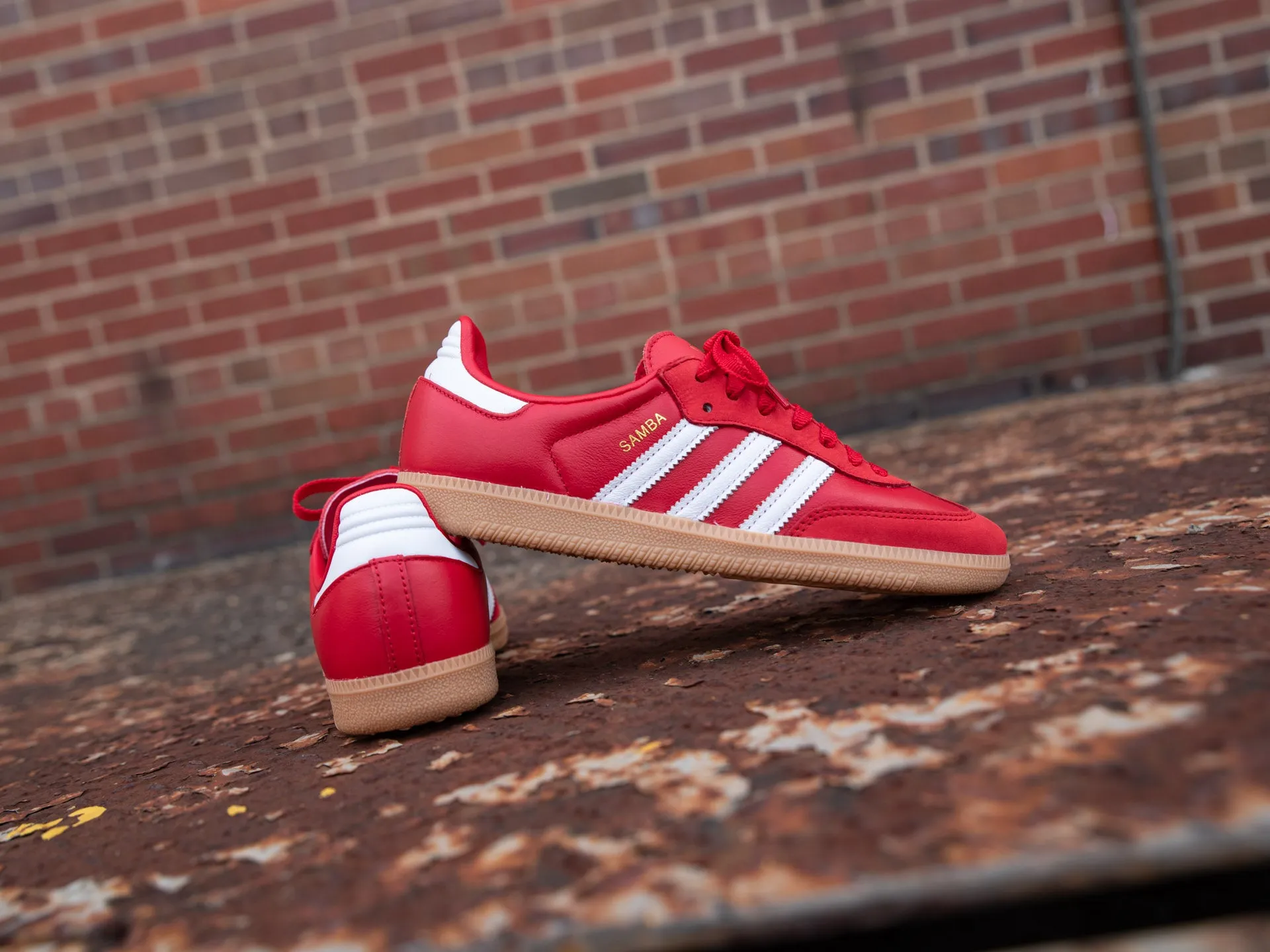 Handball Shoes Adidas Adidas Women's Samba OG 'Scarlet'